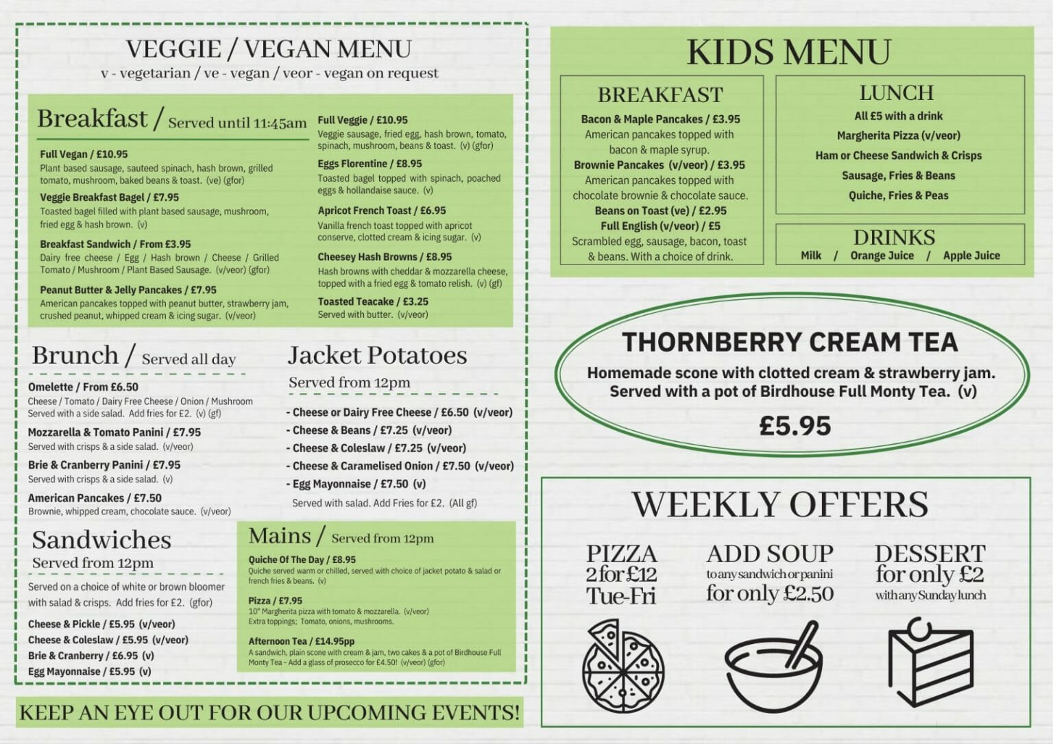 Thornberry Animal Sanctuary Cafe | View our Cafe & Deli Menu