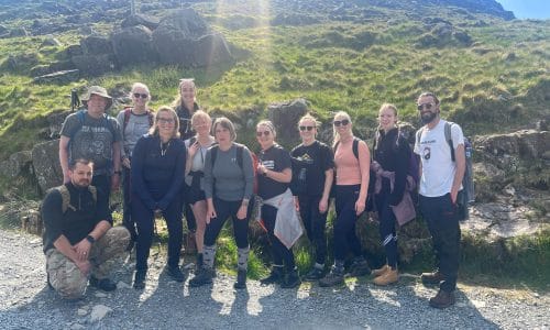 Thornberry Supporters Hike Snowdon, Snowdania